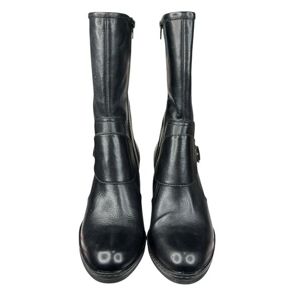 Matisse Women’s Black Leather Moto Ankle Boots Size US 6.5 - Picture 7 of 12